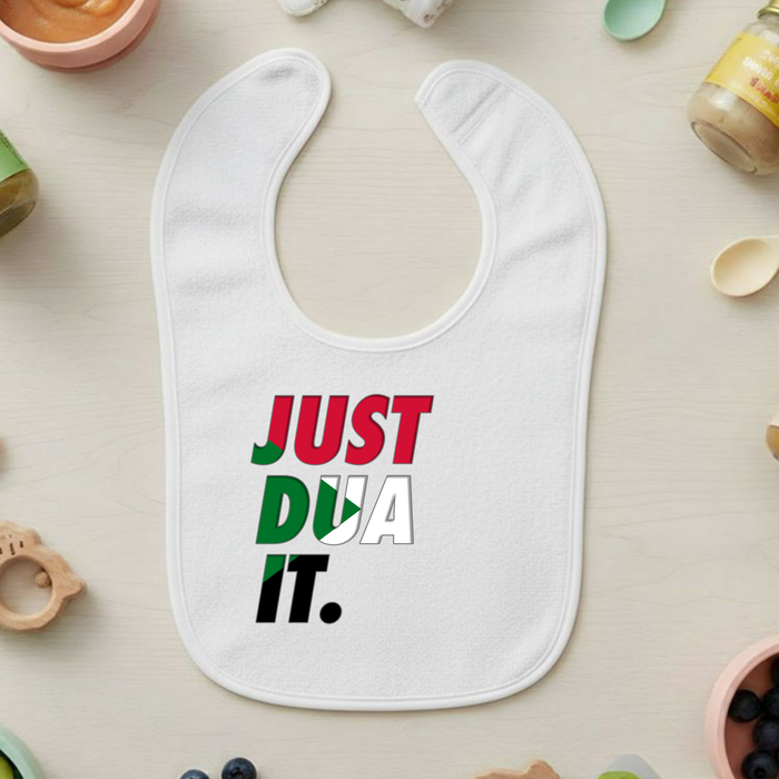 Just Dua It Sudan Flag Terry Bib