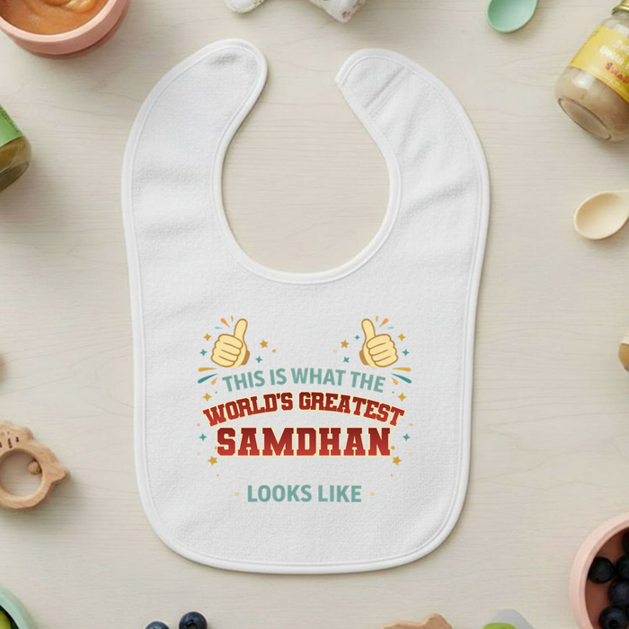This is What the World's Greatest Sasur Looks Like Terry Bib