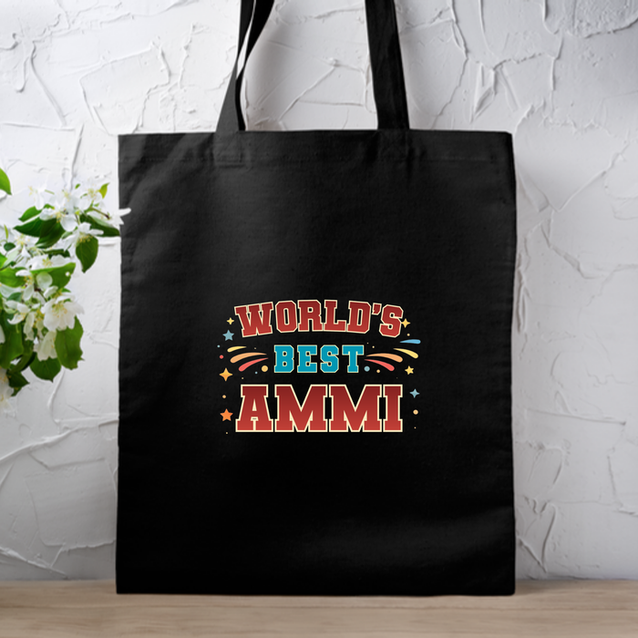World's Best [Relative] Personalized Tote Bag