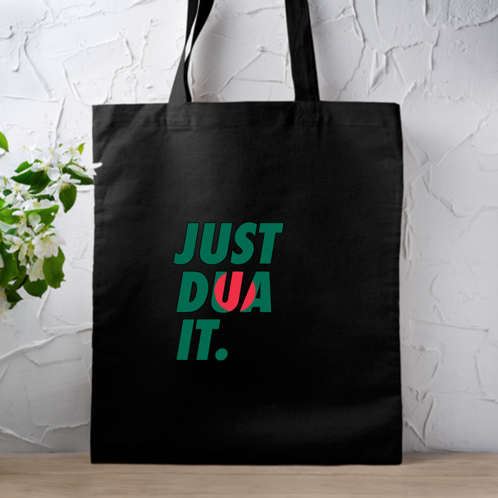 Just Dua It Bangladesh Flag Tote Bag