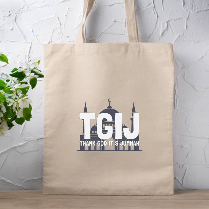 TGIJ (Thank God It's Jummah) Tote Bag