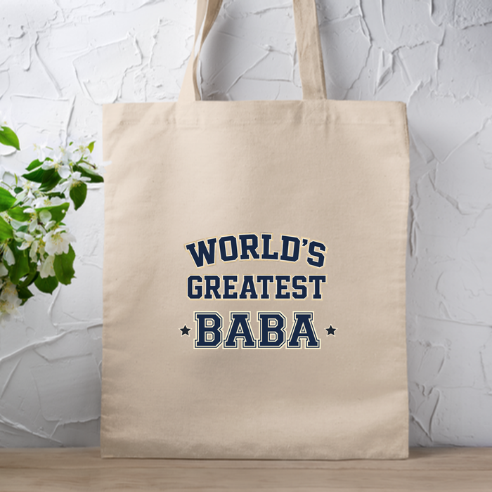 World's Greatest [Relative] Personalized Tote Bag