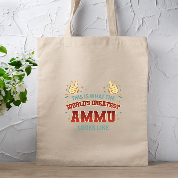 This is What the World's Greatest Ammu Looks Like Tote Bag