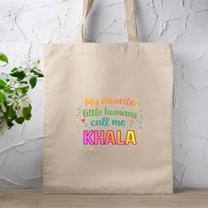 My Favorite Little Humans Call Me [Relative] Personalized Tote Bag