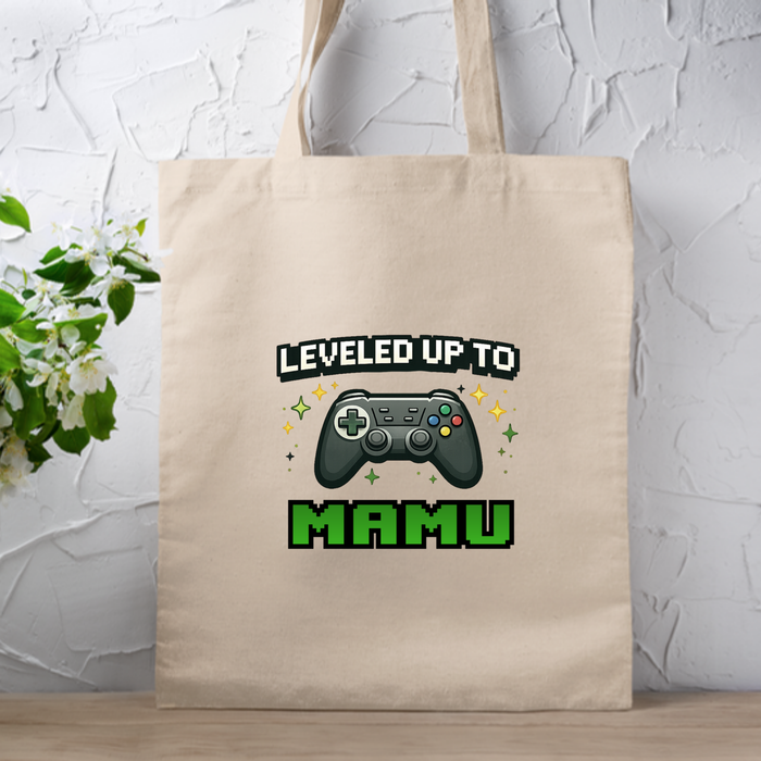 Leveled Up to [Relative] Personalized Tote Bag