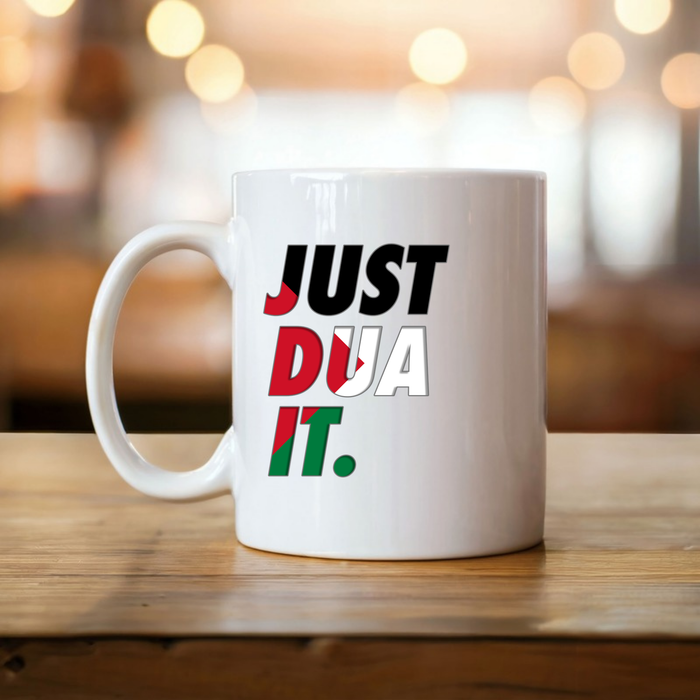 Just Dua It Palestine Flag Mug