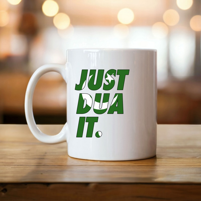 Just Dua It Pakistan Flag Mug
