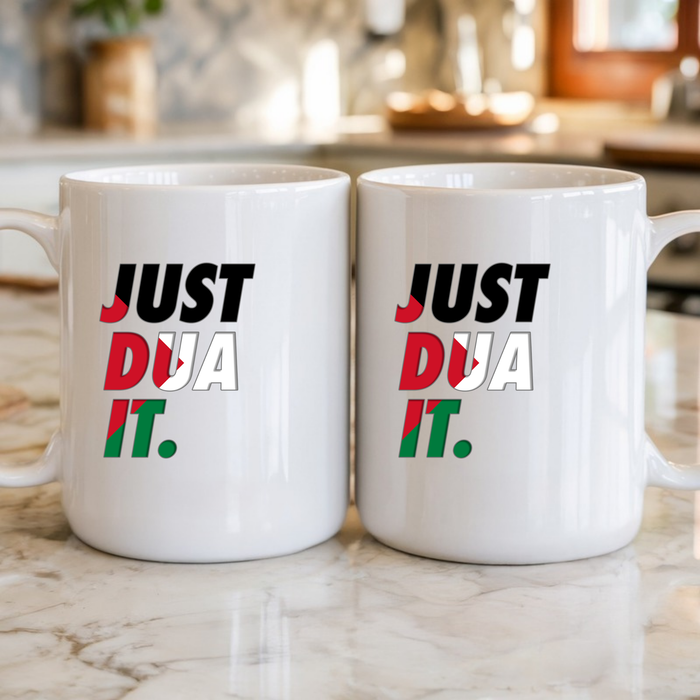 Just Dua It Palestine Flag Mug