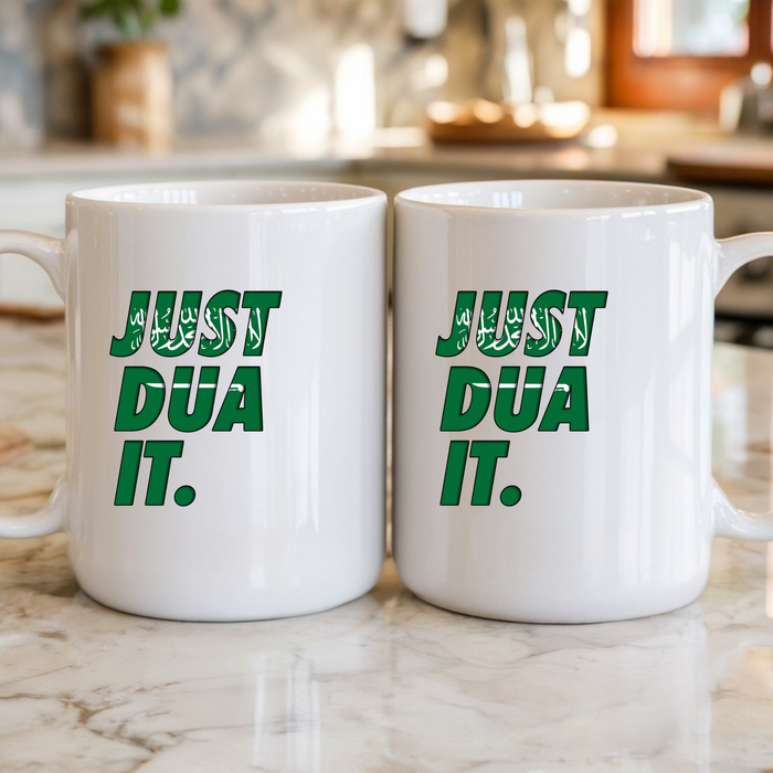 Just Dua It Saudi Arabia Flag Mug