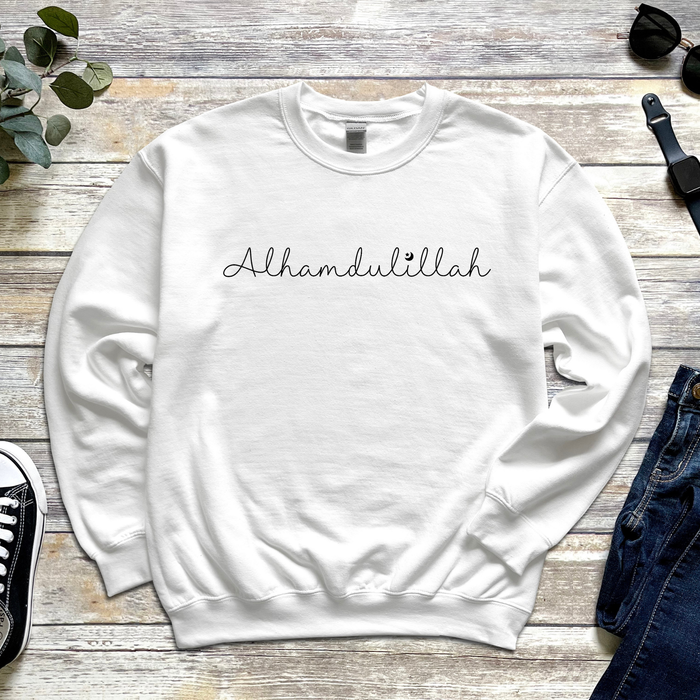 Alhamdulillah with Moon & Star Sweatshirt