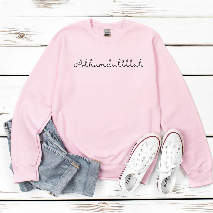 Alhamdulillah with Moon & Star Sweatshirt