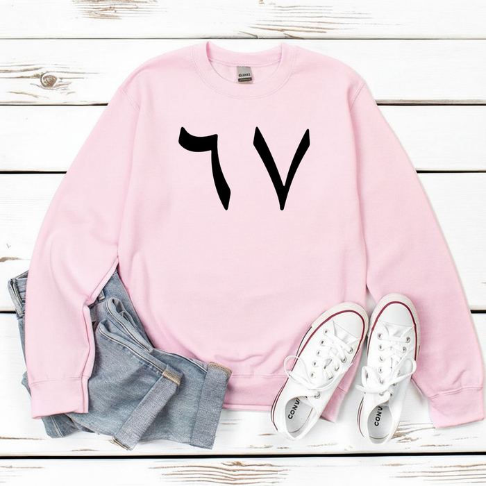 6 7 Arabic Numerals Sweatshirt