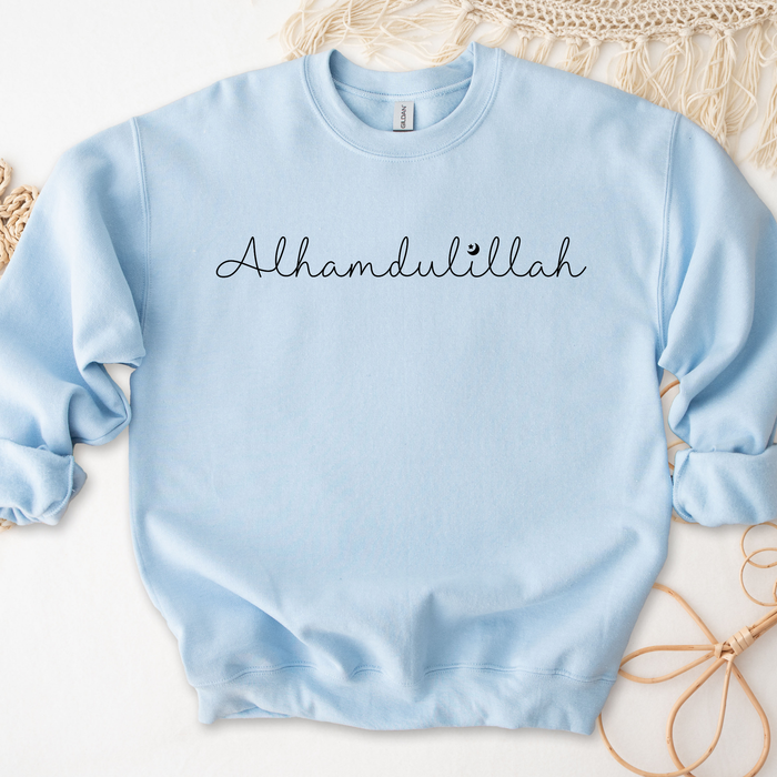 Alhamdulillah with Moon & Star Sweatshirt