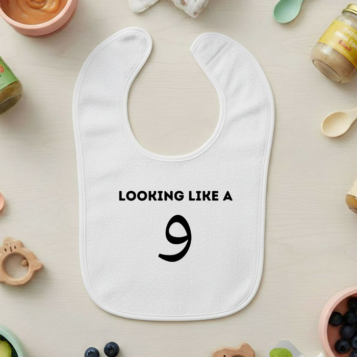 Looking Like a و ("Wow") Terry Bib