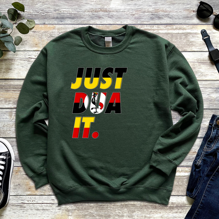 Just Dua It Uganda Flag Sweatshirt