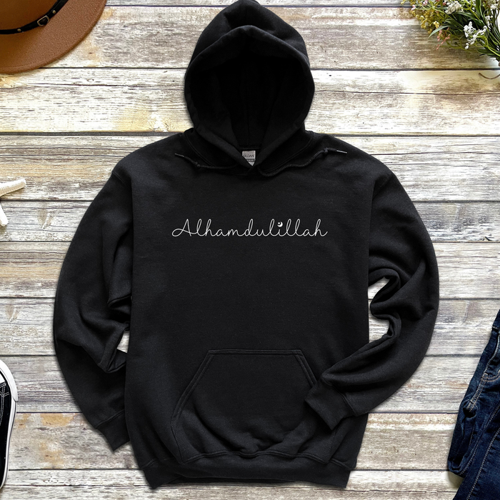 Alhamdulillah with Moon & Star Hoodie