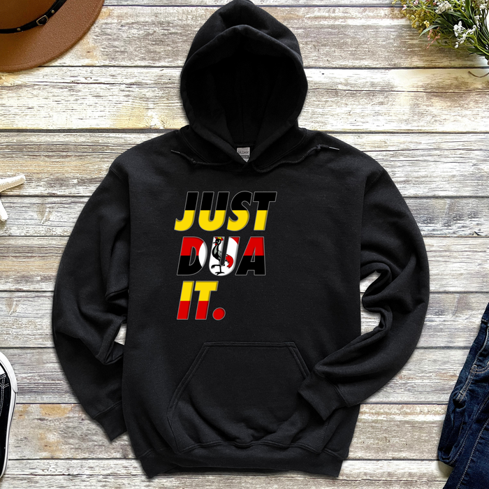 Just Dua It Uganda Flag Hoodie