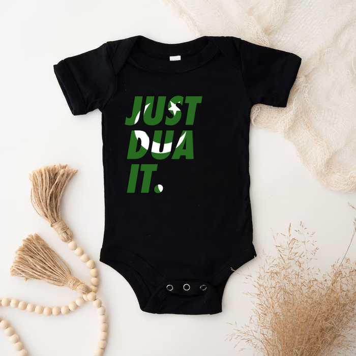 Just Dua It Pakistan Flag Onesie