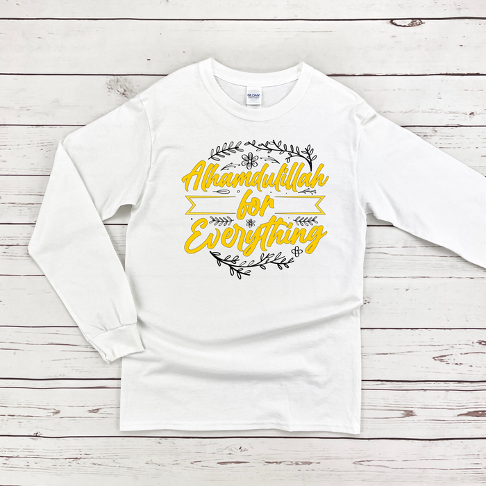 Alhamdulillah for Everything Long Sleeve Shirt