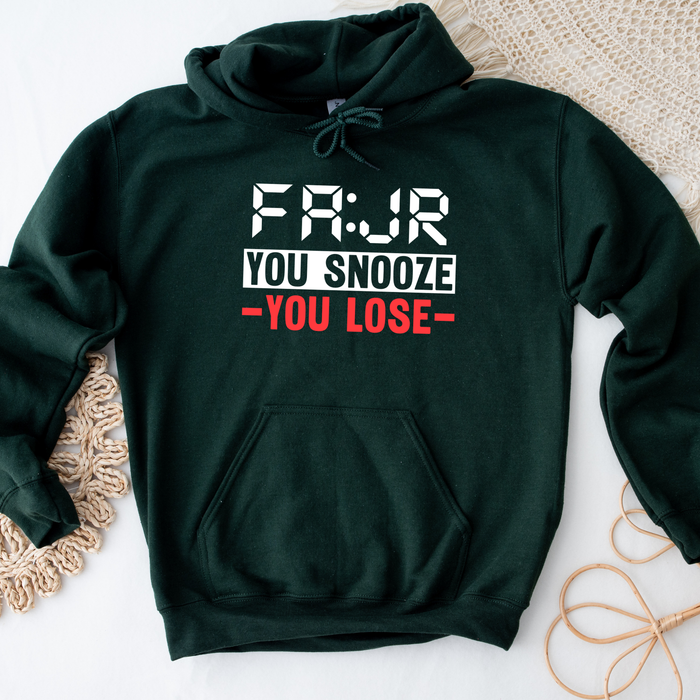 Fajr You Snooze You Lose Hoodie
