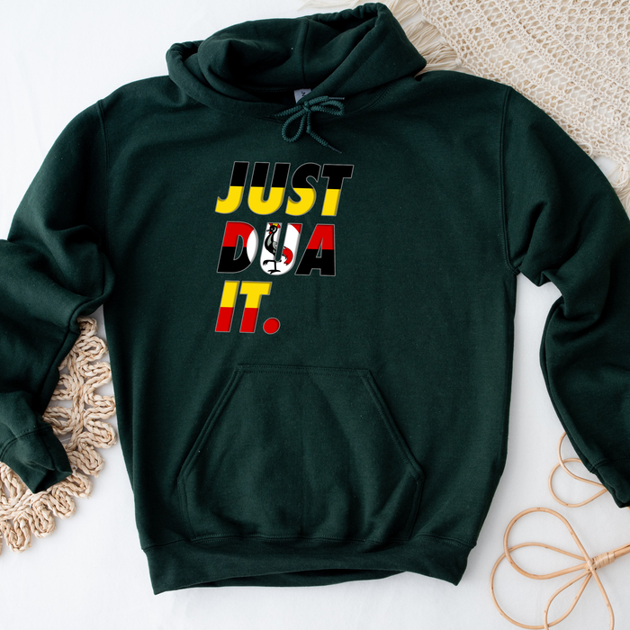 Just Dua It Uganda Flag Hoodie