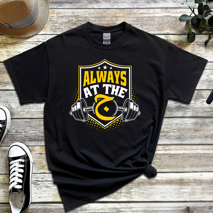 Always at the ج "("Gym") Graphic T-Shirt