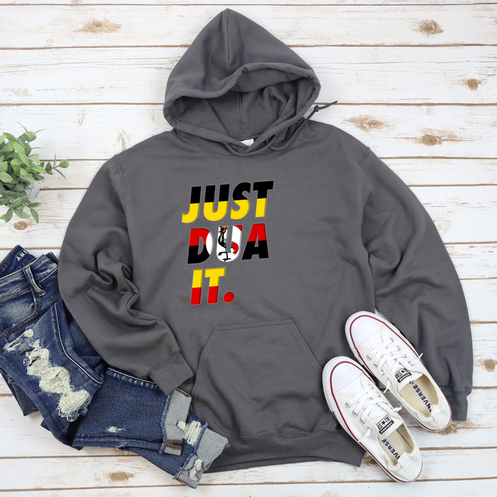 Just Dua It Uganda Flag Hoodie