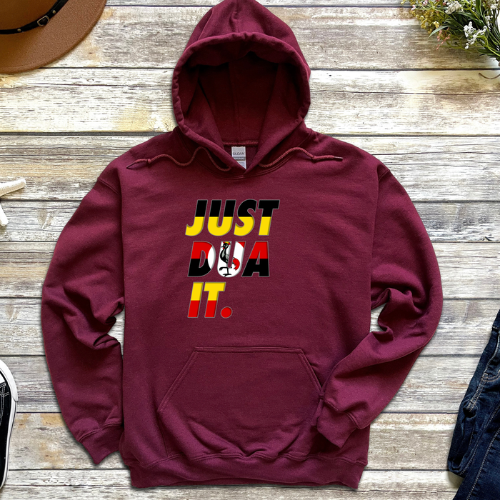 Just Dua It Uganda Flag Hoodie