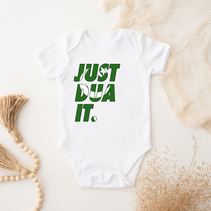 Just Dua It Pakistan Flag Onesie