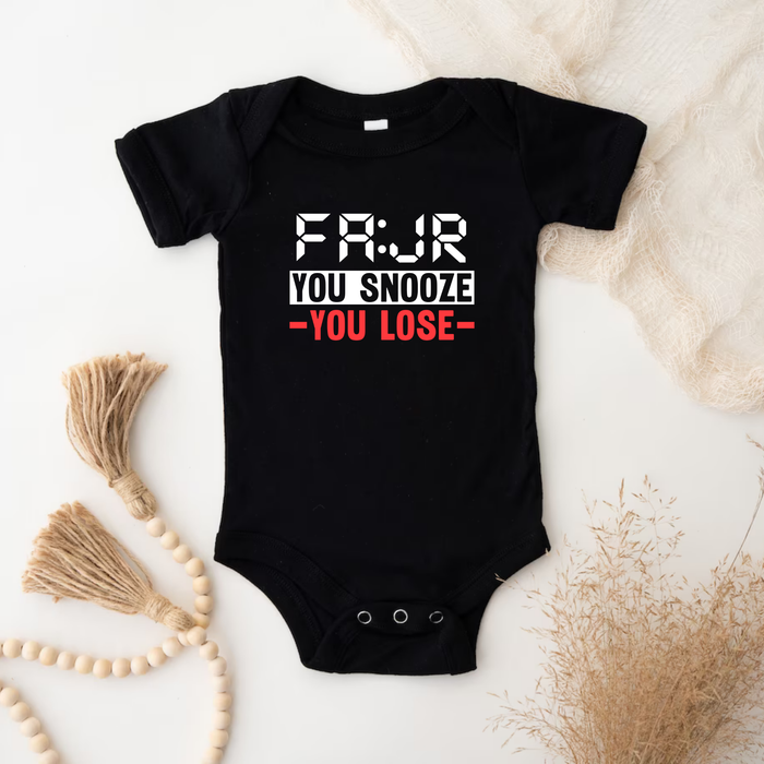 Fajr You Snooze You Lose Onesie