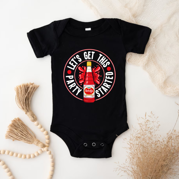 Let's Get This Party Started Onesie