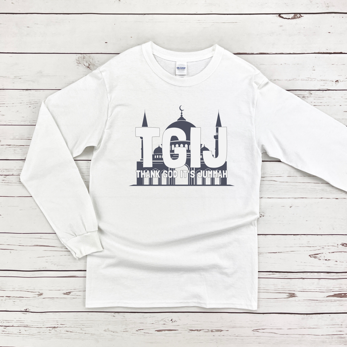 TGIJ (Thank God It's Jummah) Long Sleeve Shirt