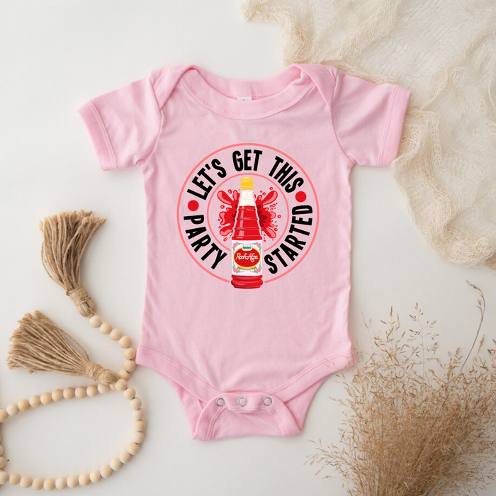 Let's Get This Party Started Onesie