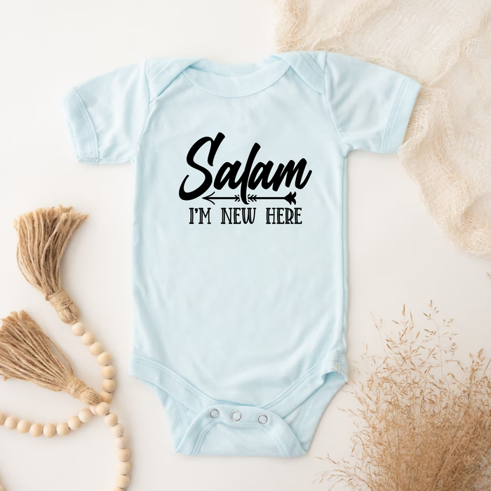 Salam I'm New Here Onesie