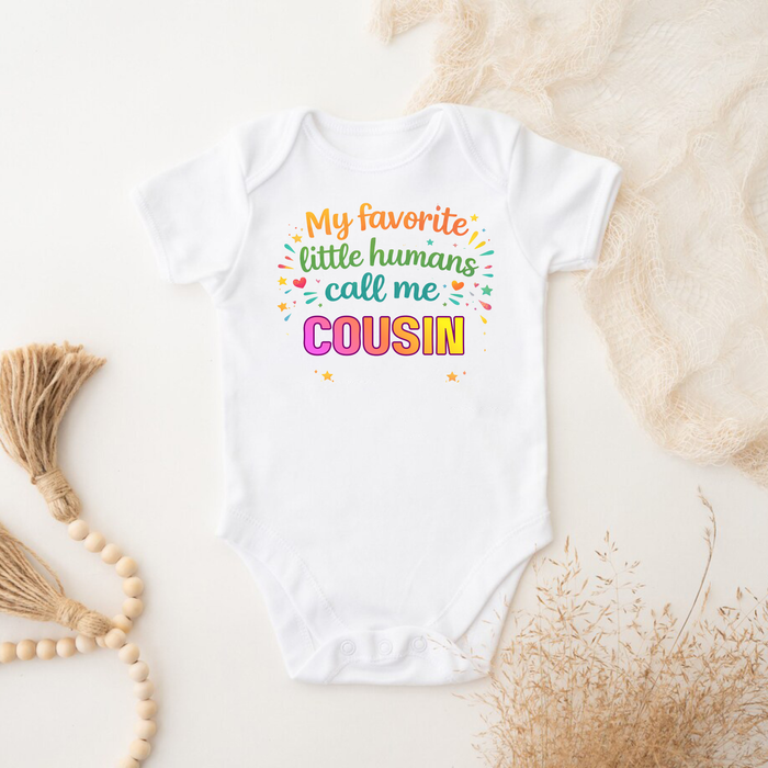 My Favorite Little Humans Call Me [Relative] Personalized Onesie