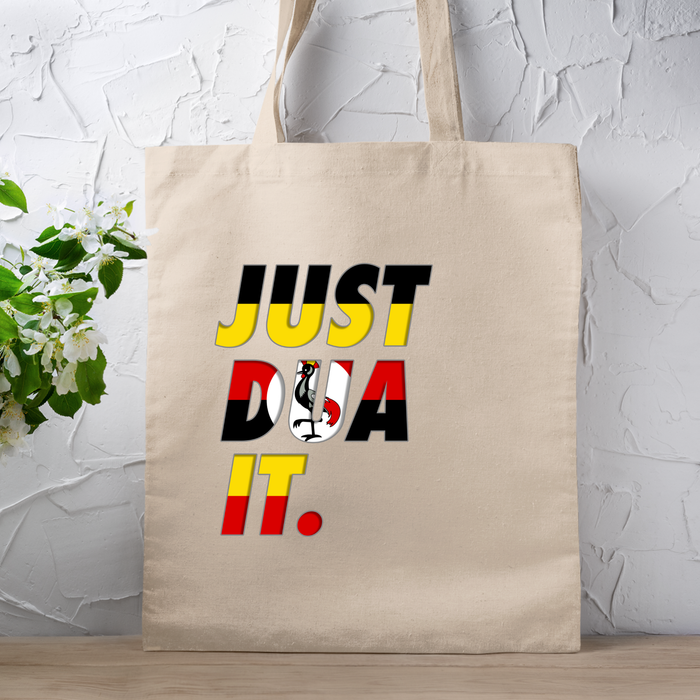 Just Dua It Uganda Flag Tote Bag