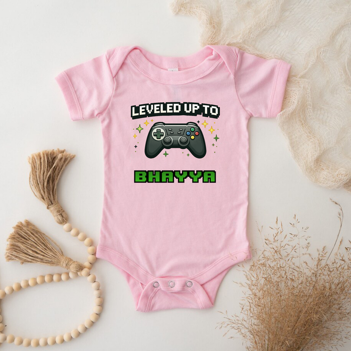 Leveled Up to [Relative] Personalized Onesie