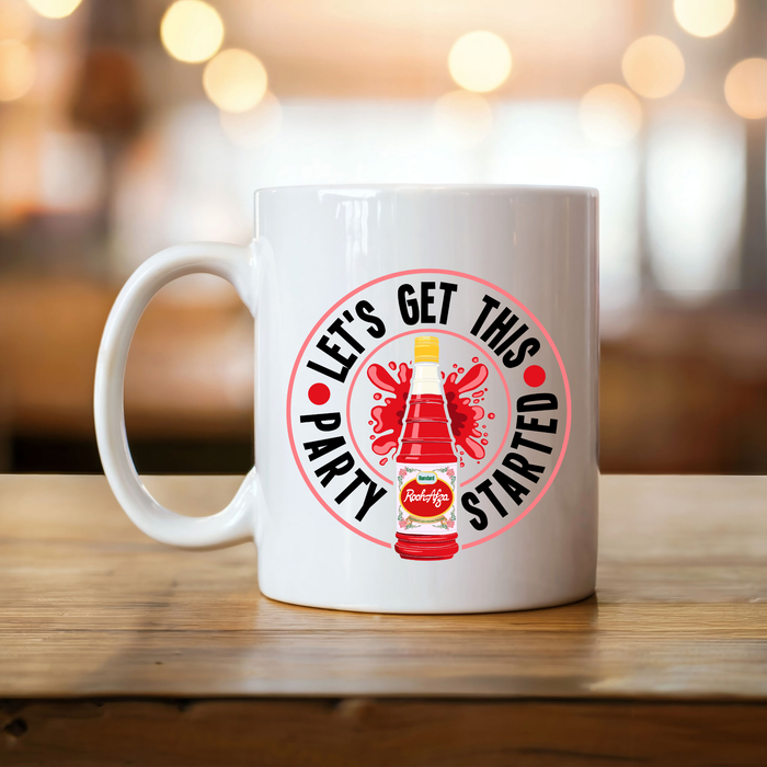 Let's Get This Party Started Mug (Double-Sided Print)