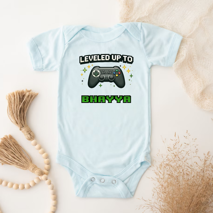 Leveled Up to [Relative] Personalized Onesie