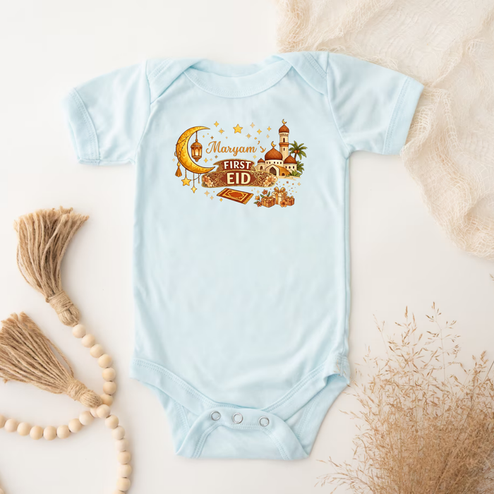 Personalized My First Eid Islamic Onesie