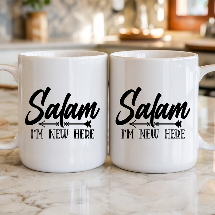 Salam I'm New Here Mug (Double-Sided Print)