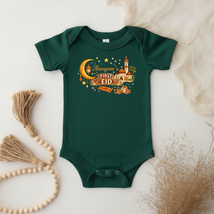 Personalized My First Eid Islamic Onesie