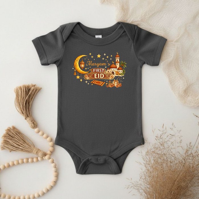 Personalized My First Eid Islamic Onesie