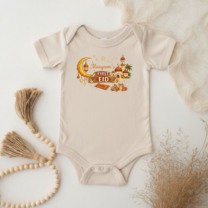 Personalized My First Eid Islamic Onesie