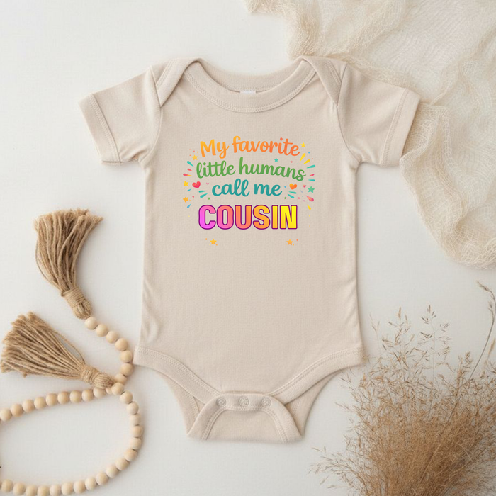 My Favorite Little Humans Call Me [Relative] Personalized Onesie
