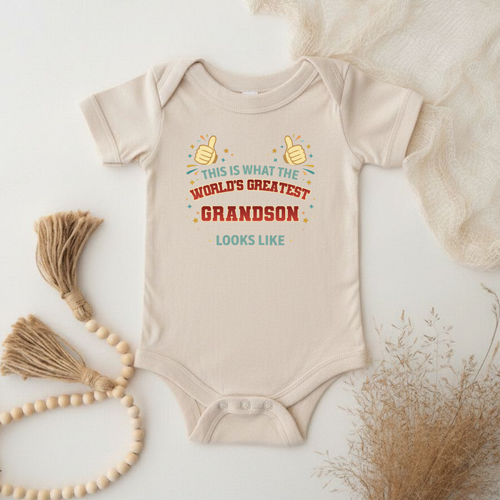 Colorful This Is What The World's Greatest [Relative] Looks Like Personalized Onesie