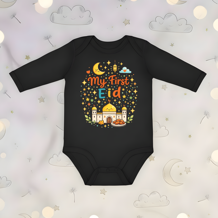 My First Eid Long Sleeve Onesie