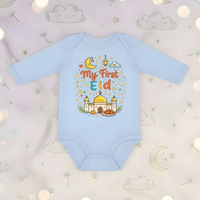 My First Eid Long Sleeve Onesie