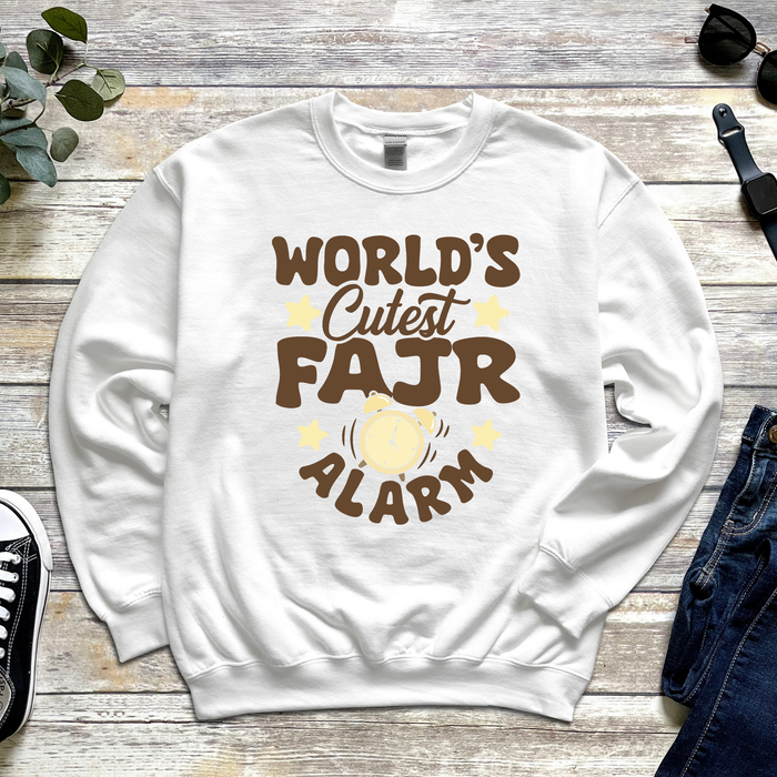 World's Cutest Fajr Alarm Sweatshirt