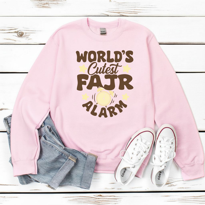 World's Cutest Fajr Alarm Sweatshirt